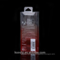 Volltransparente Kunststoffverpackungsbox PVC-Transparentbox für elektronische Produkte mit Logo